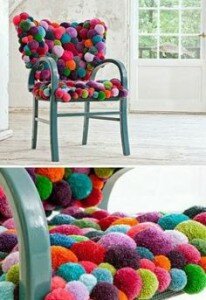 Pom pom chair