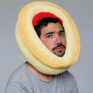 Meat pie hat