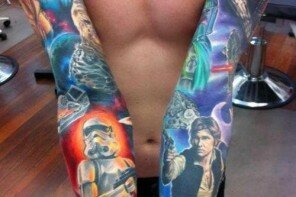 Starwars tattoo sleeves