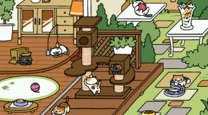 Just kidding. This is Neko Atsume: The Road to Crazy Cat Personhood.