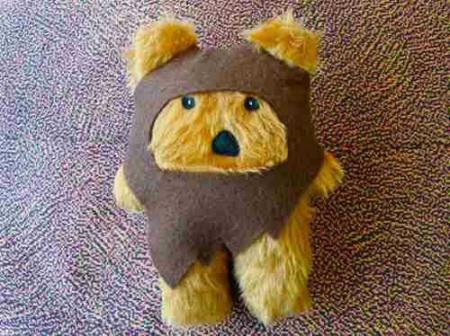 Ewok toy from Shakey Smiles