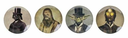 Victorian Star Wars melamine plates by Lalaland